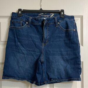 Seven7 Blue Denim Weekend Shorts